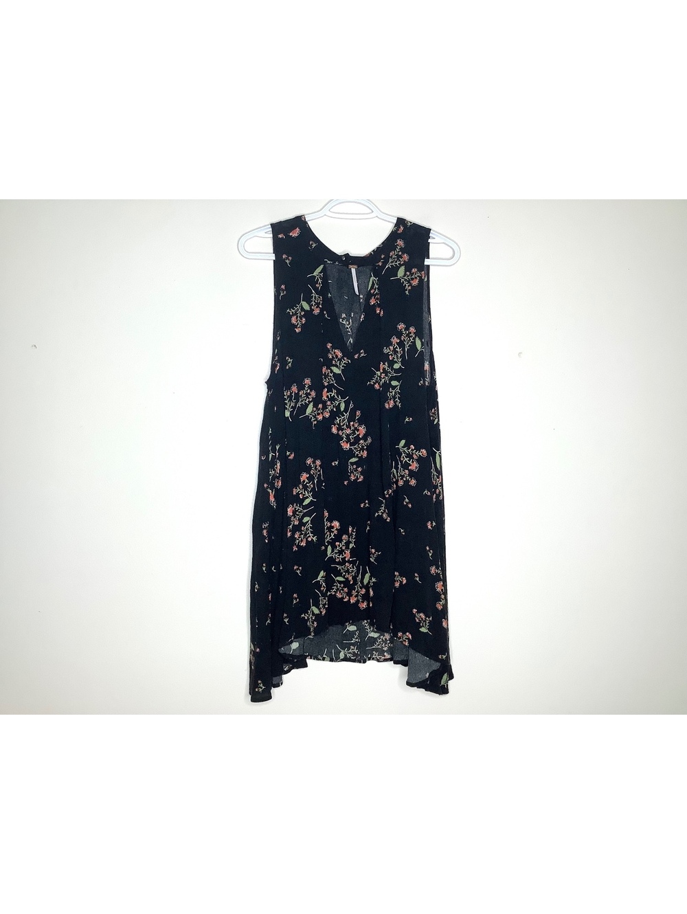 Free People Snap Out Of It Floral Swing Mini Dress Size Medium